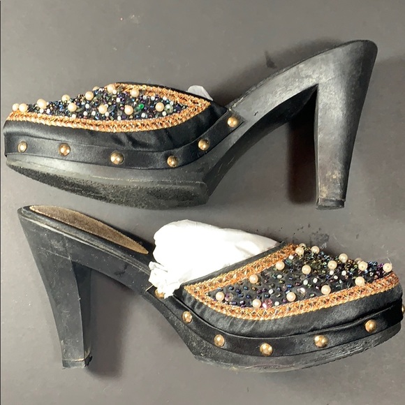 Beaded platform mules - Picture 9 of 10